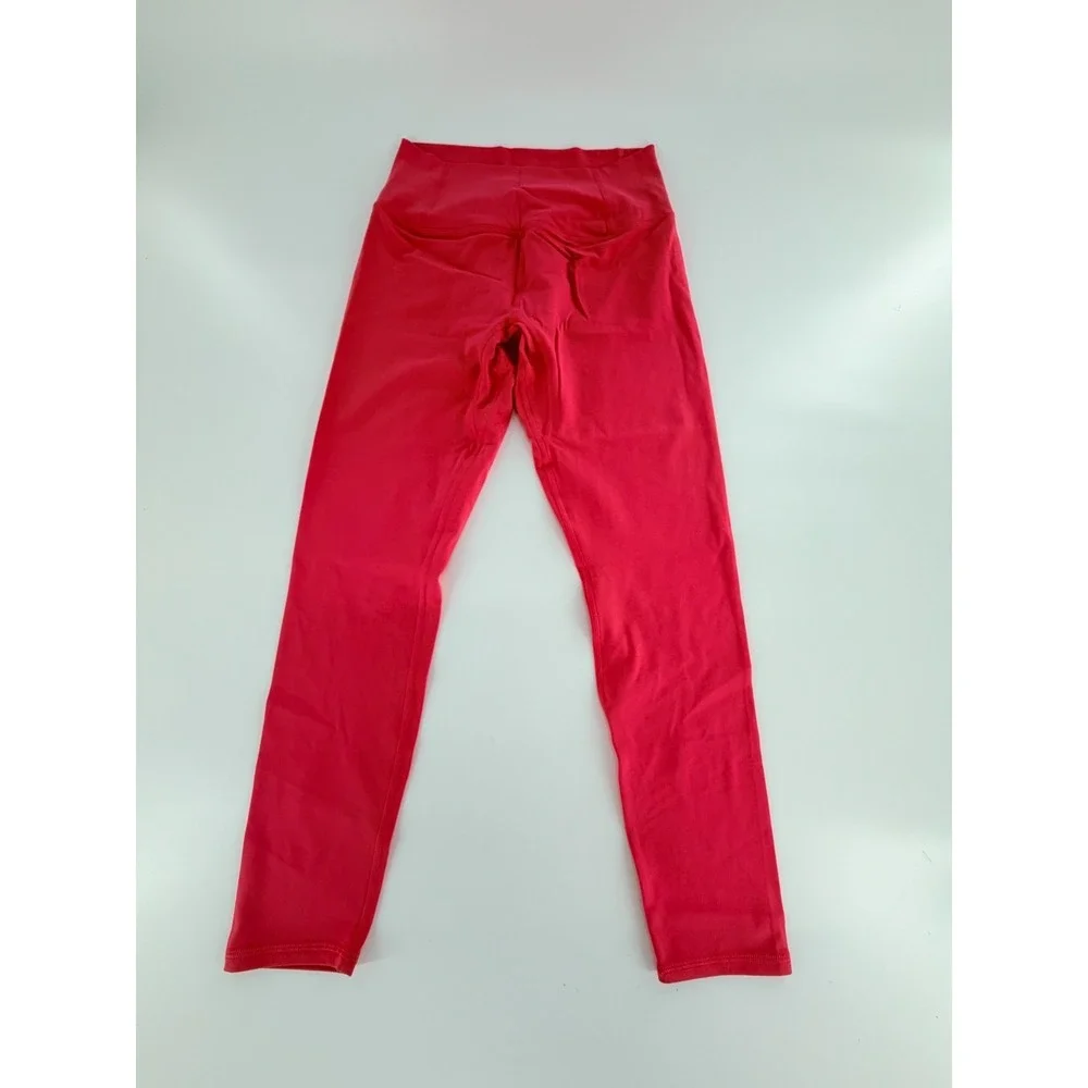 Free People Movement leggings Size Medium M Neon‎ Pink NWT $98 Solid Activewear